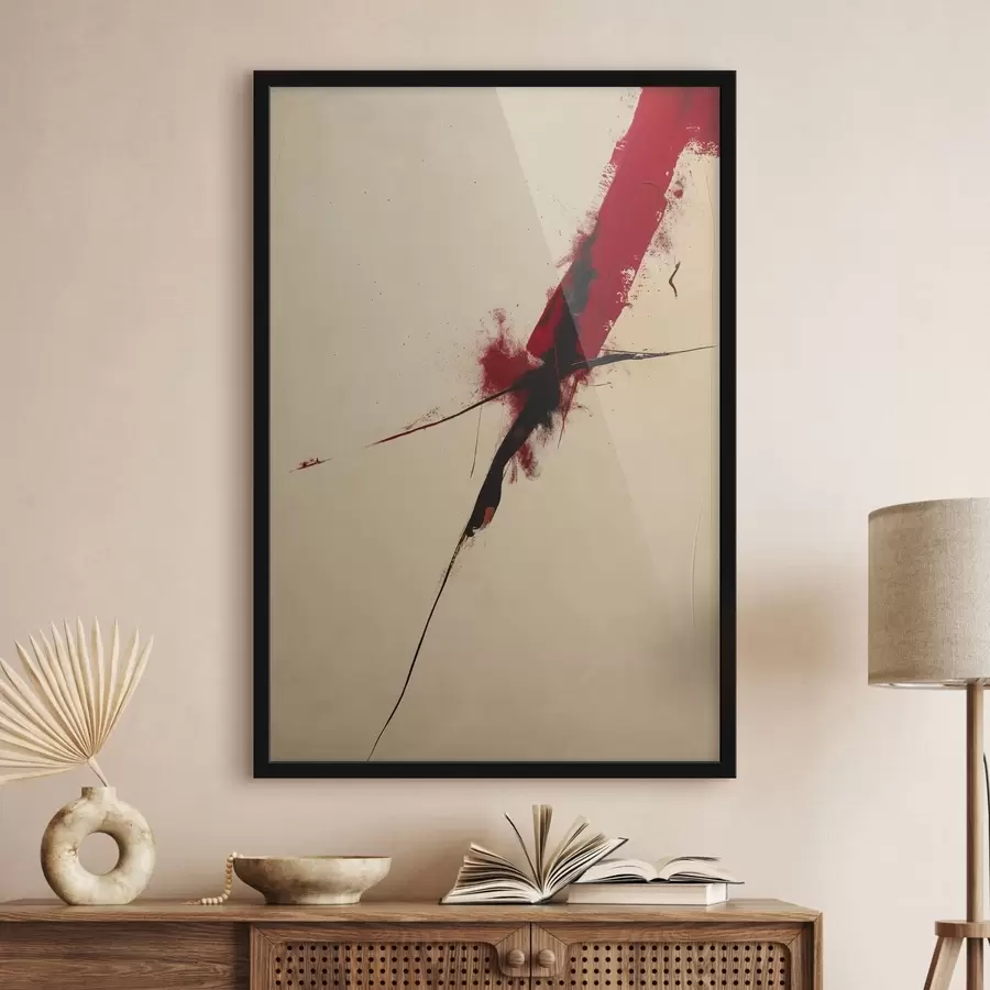 carta da parati Accento rosso nr. f47461