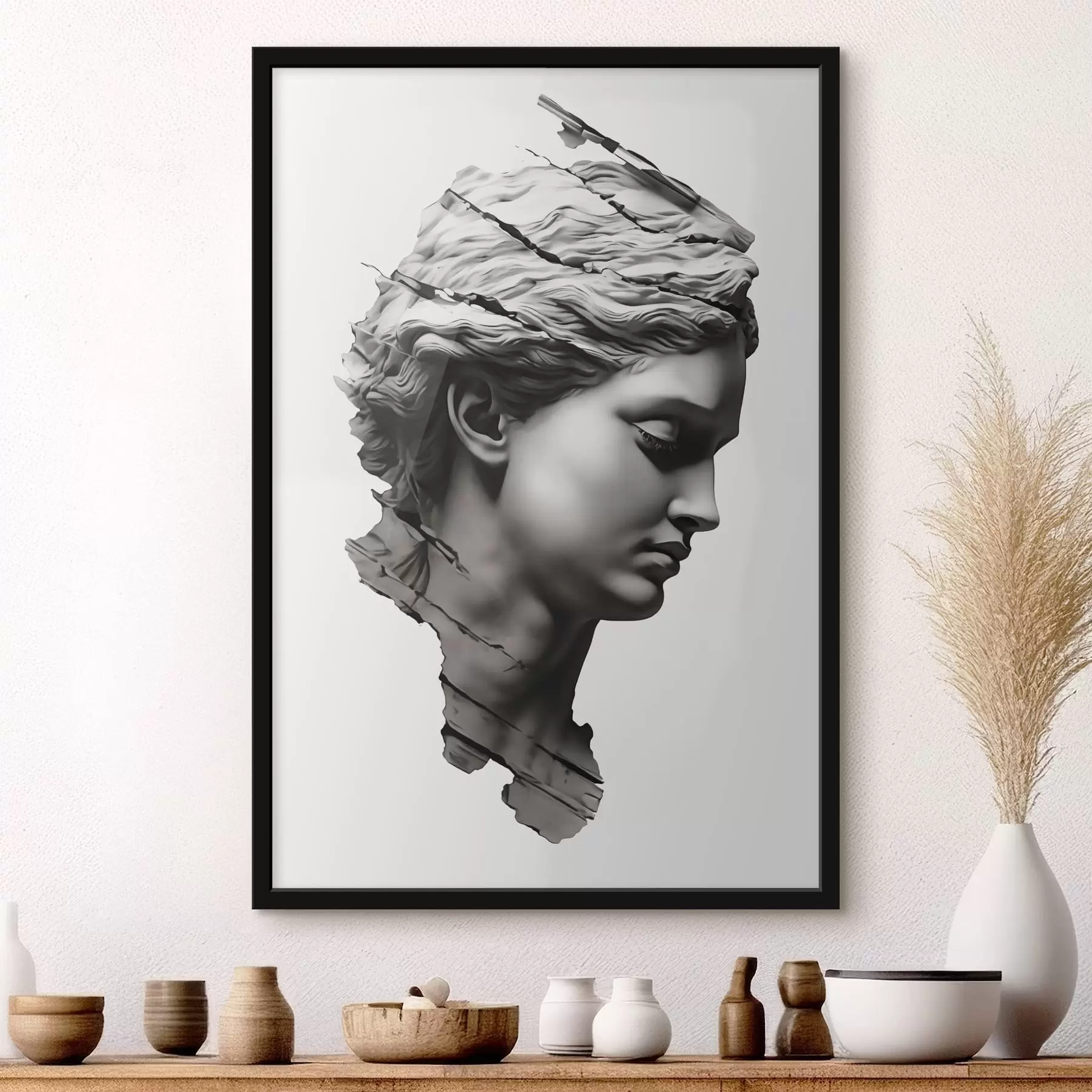 carta da parati Profilo antico di una donna nr. f47475