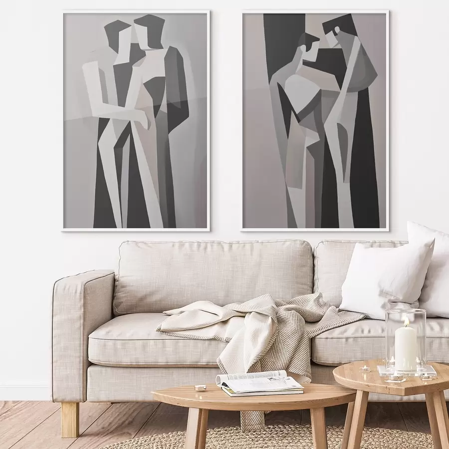 carta da parati Coppie geometriche astratte nr. d00517