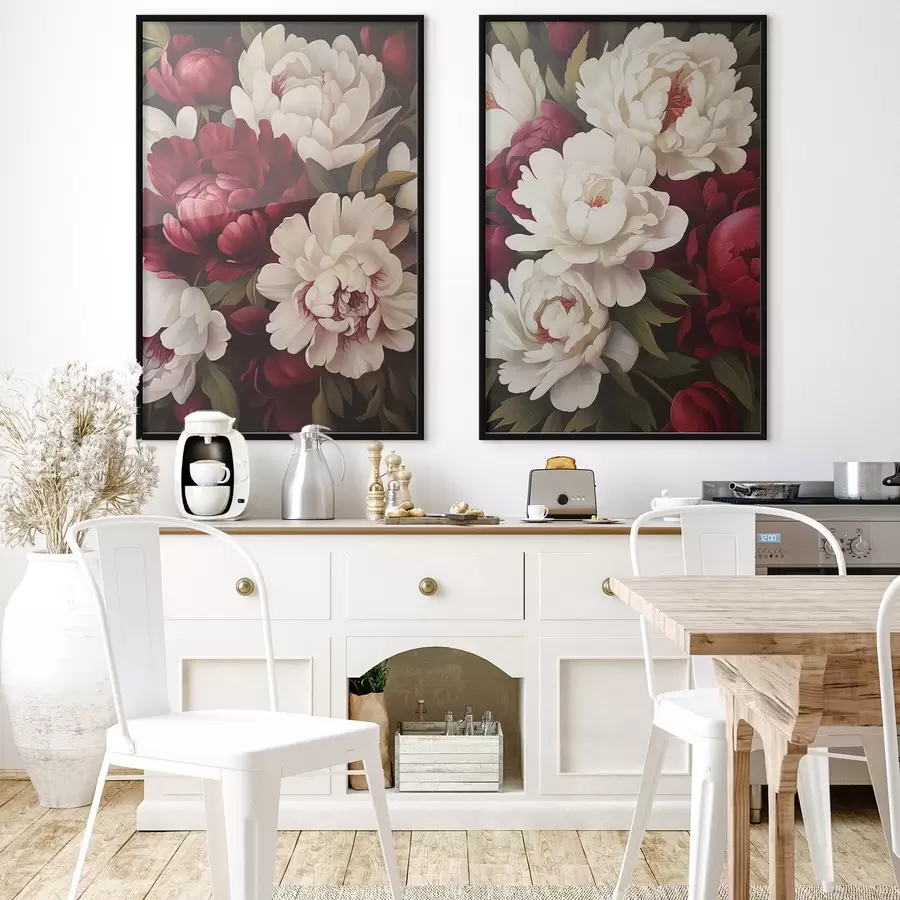 carta da parati Peonie e incontro nr. d00548