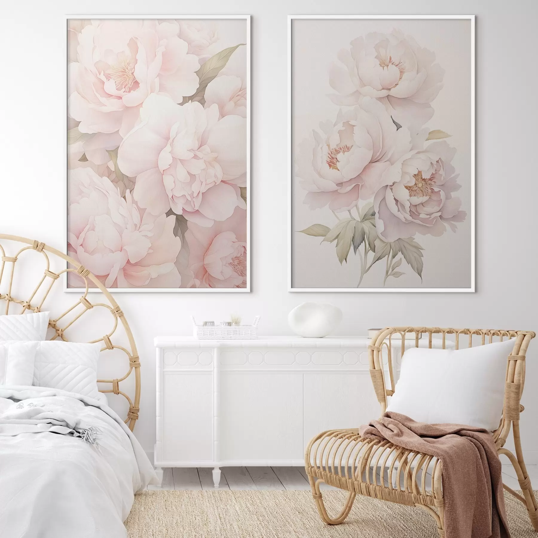 carta da parati Delicate peonie nr. d00559