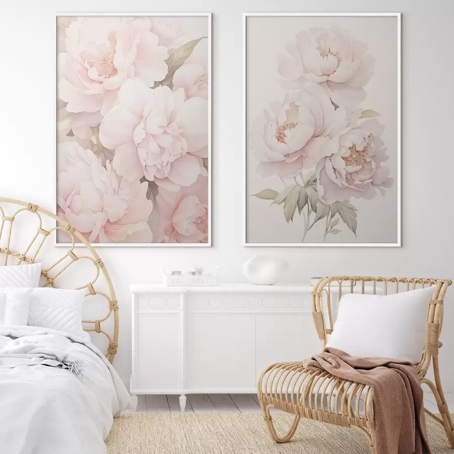 carta da parati Delicate peonie nr. d00559