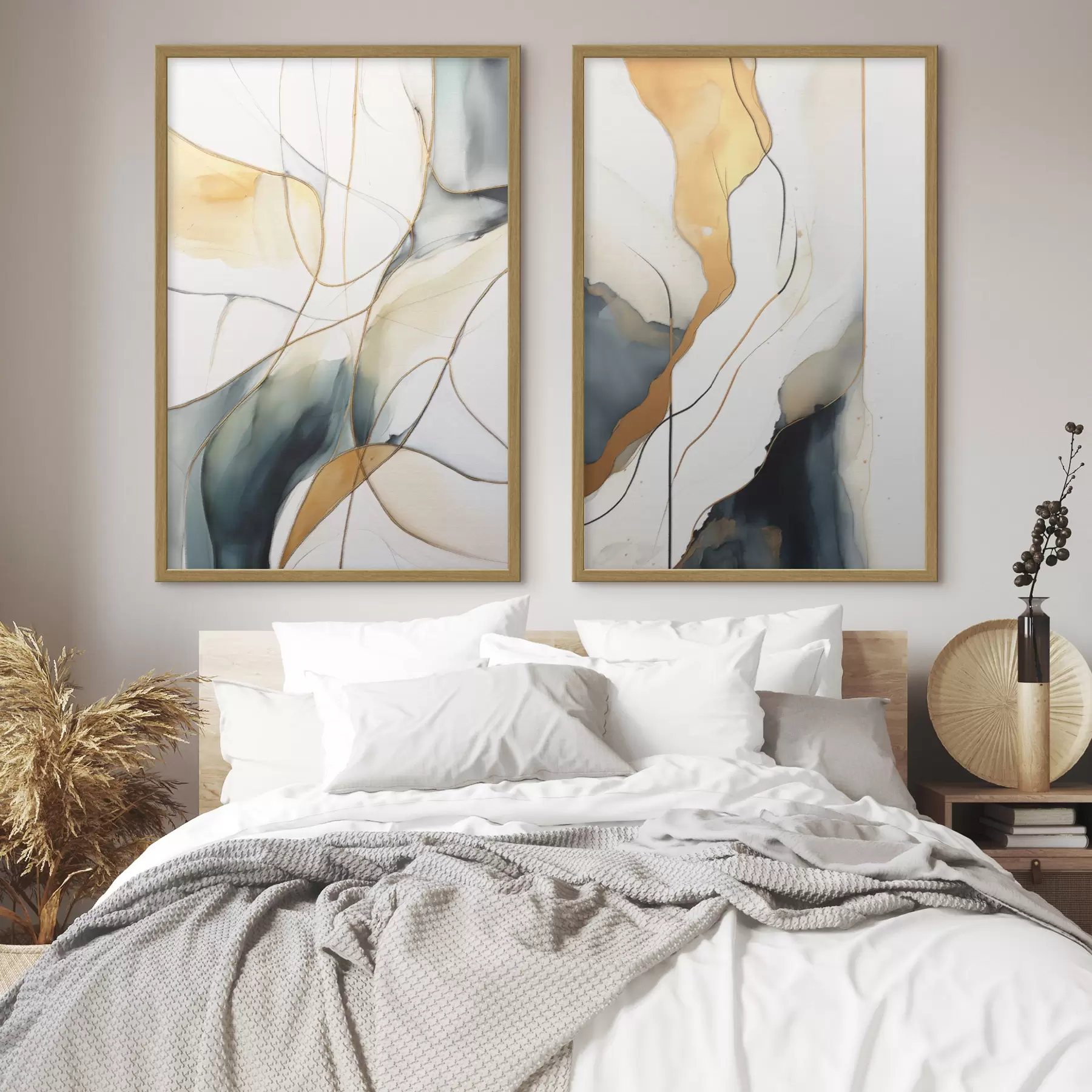 carta da parati Astrazione con lavaggi ad acquerello nr. d00595