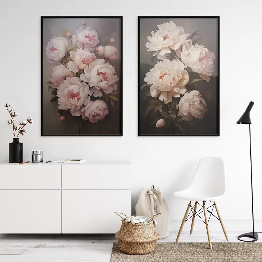 carta da parati Delicate peonie nr. d00598