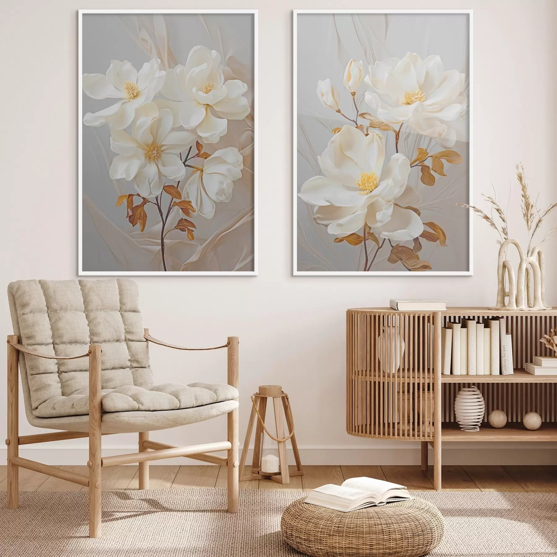 carta da parati Delicati fiori astratti nr. d00611