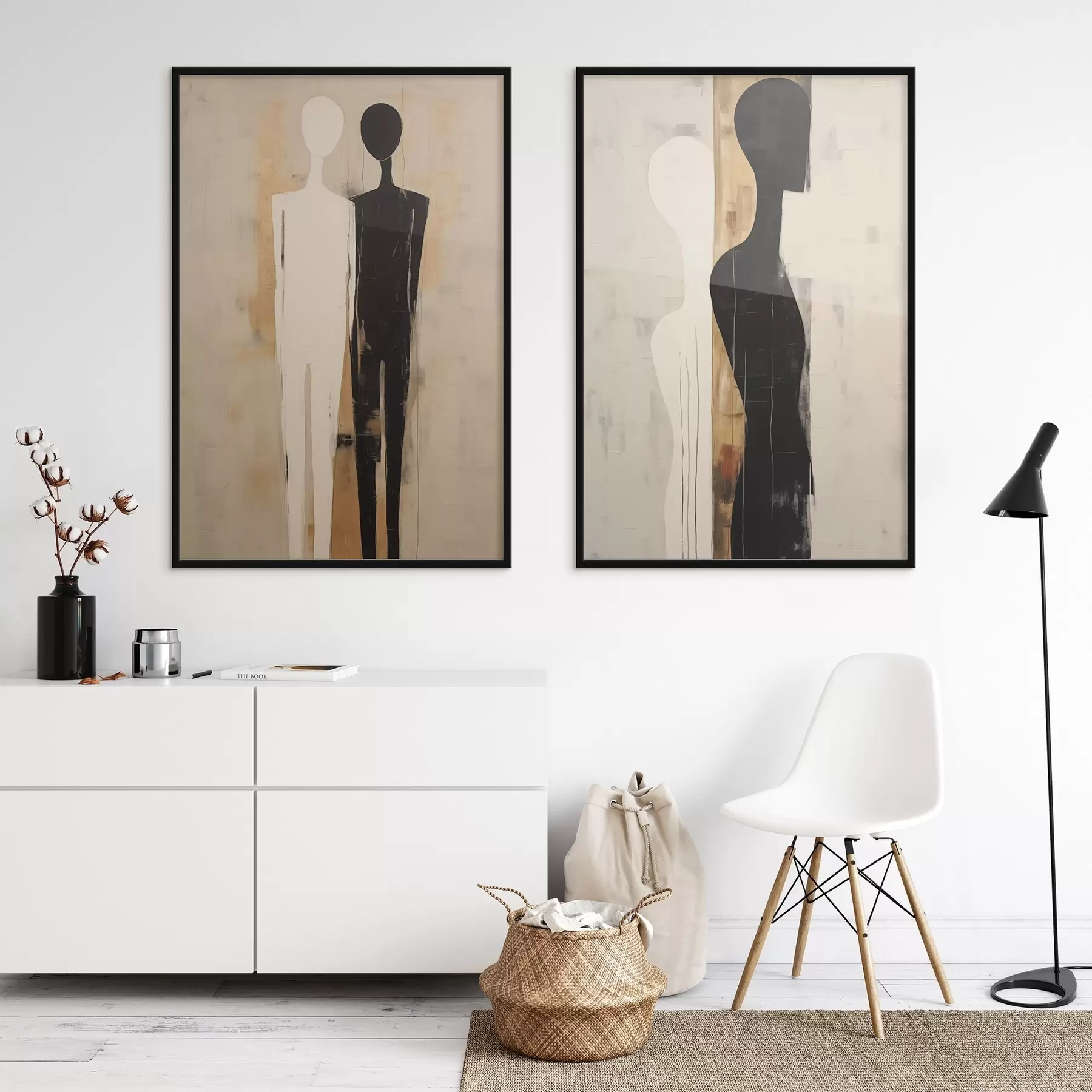 carta da parati Sagome di due figure nr. d00620