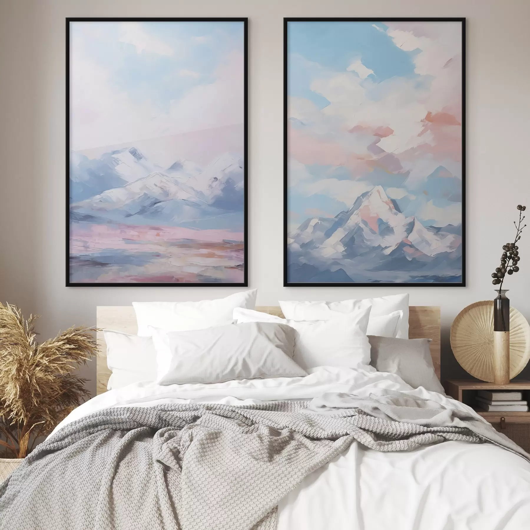 carta da parati Imitazione della pittura di montagna nr. d00626