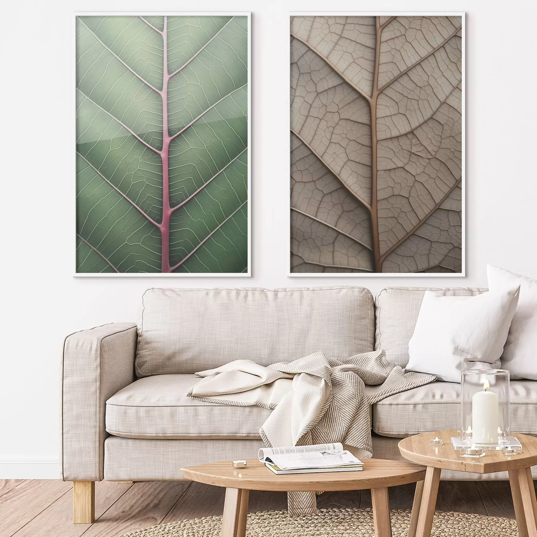 carta da parati Foglia venata nr. d00663