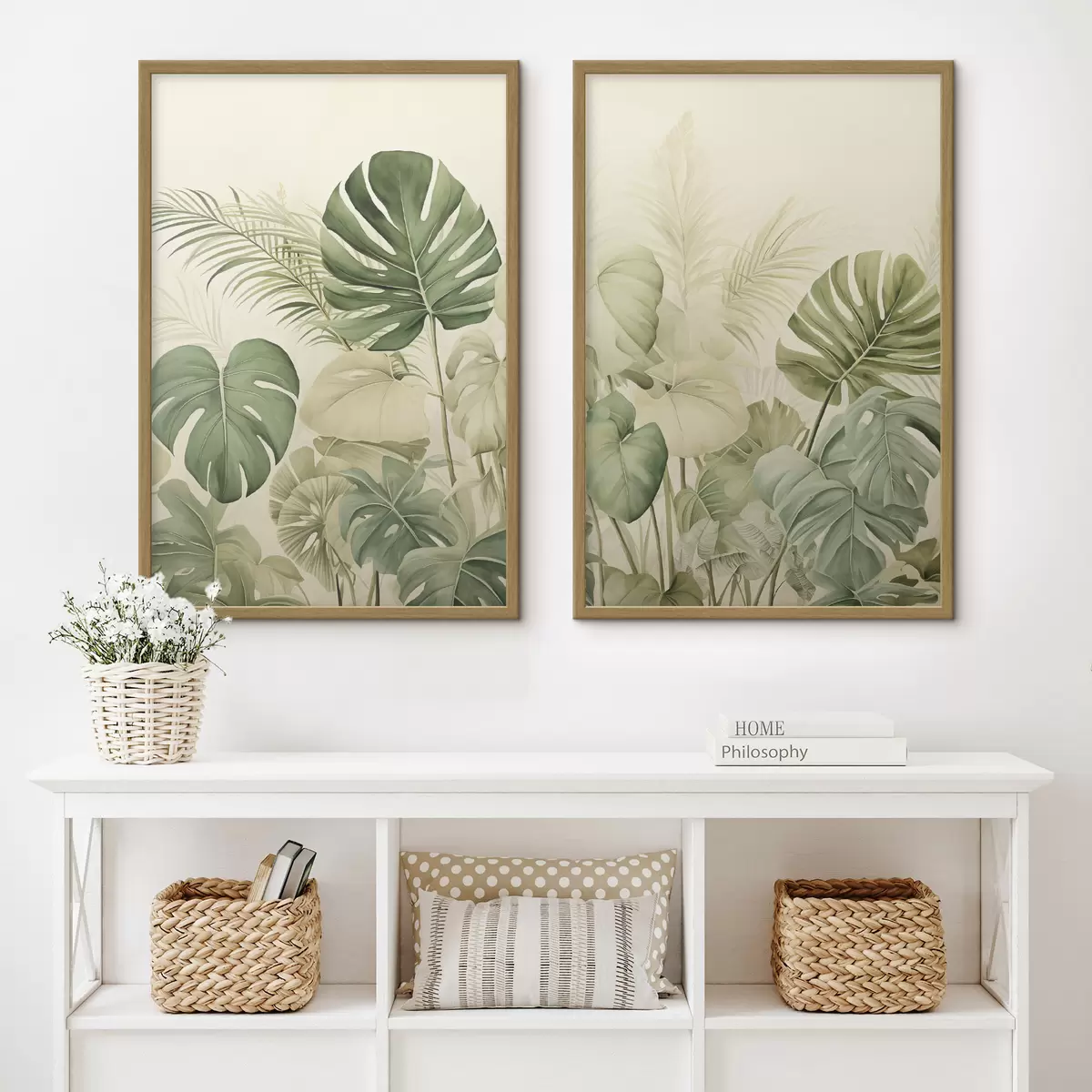 Poster Varietà di foglie tropicali d00669
