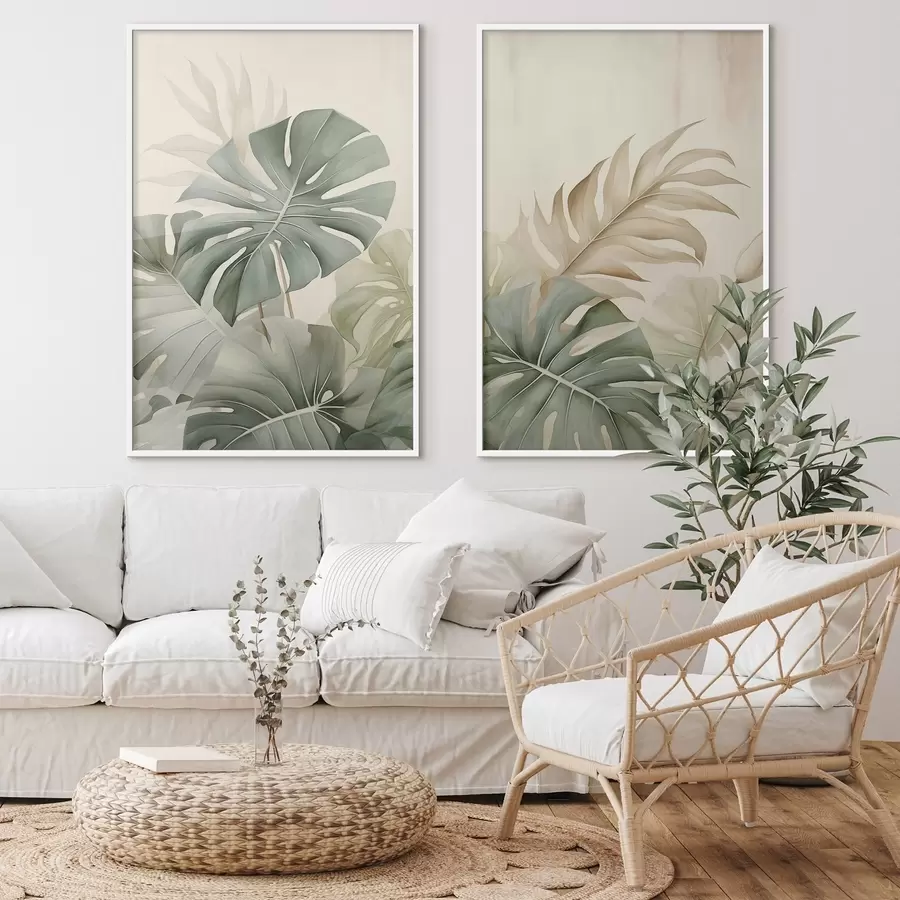 carta da parati Foglie tropicali nr. d00670