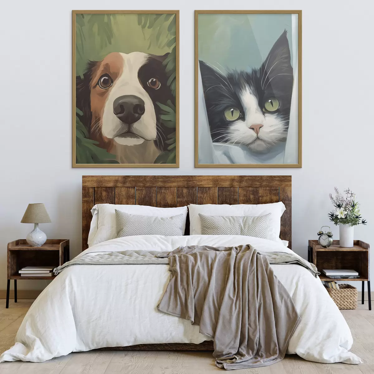 Poster Cane e gatto d00677