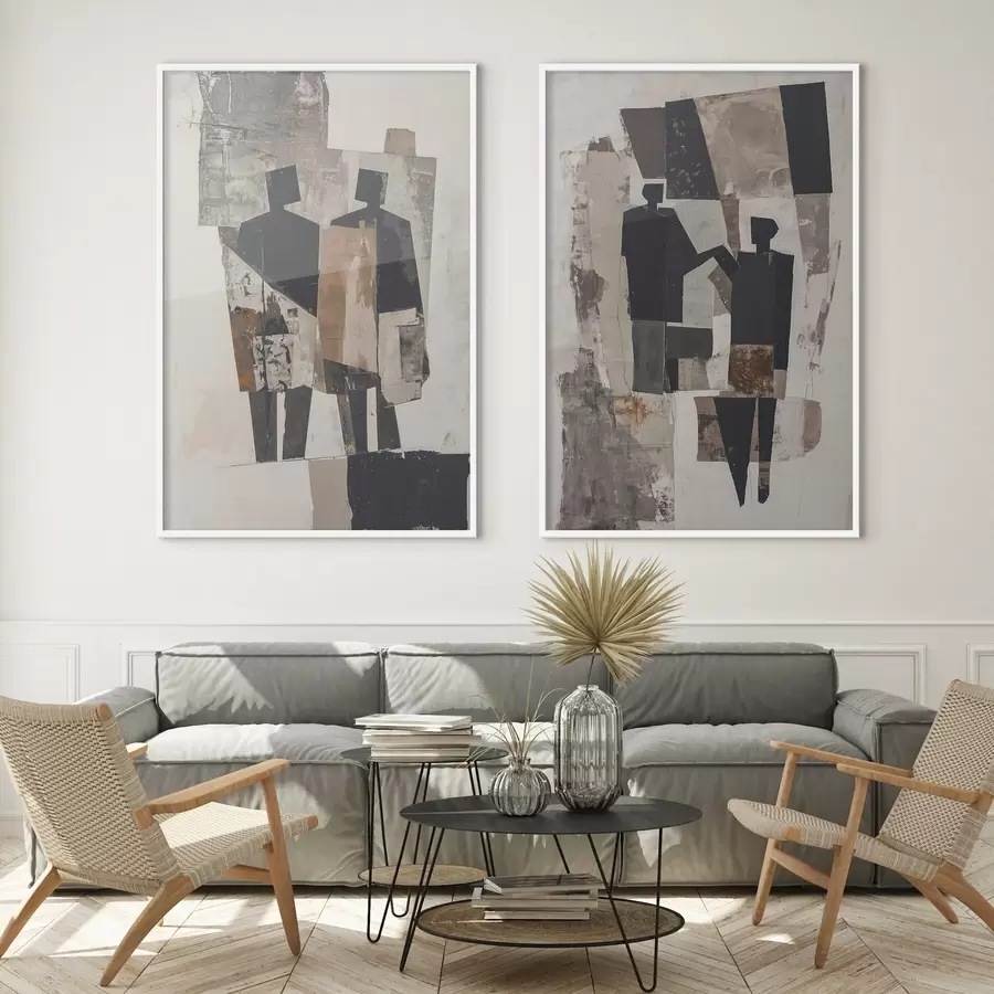 carta da parati Astrazione con silhouette nr. d00716