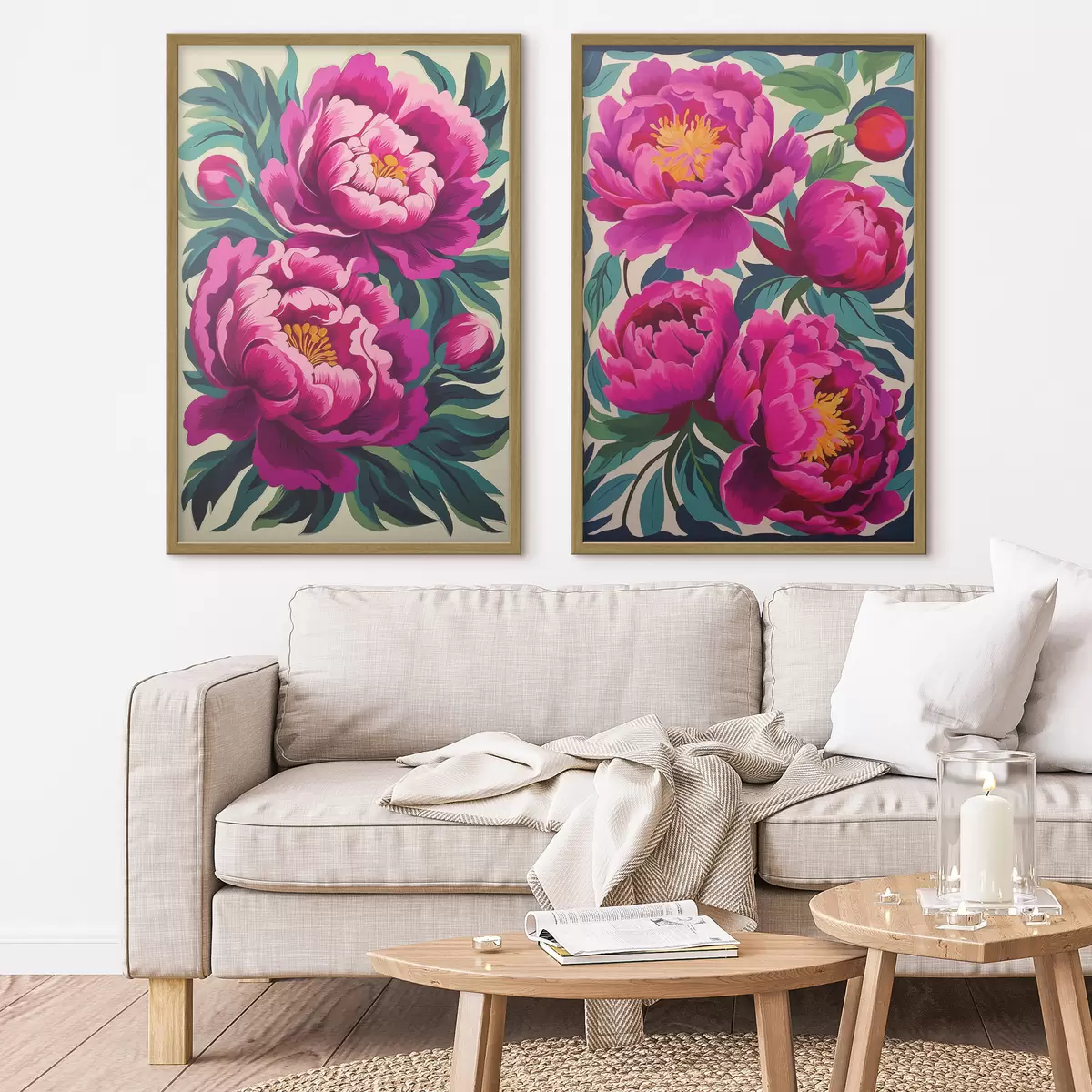 Poster Peonie e pace d00727