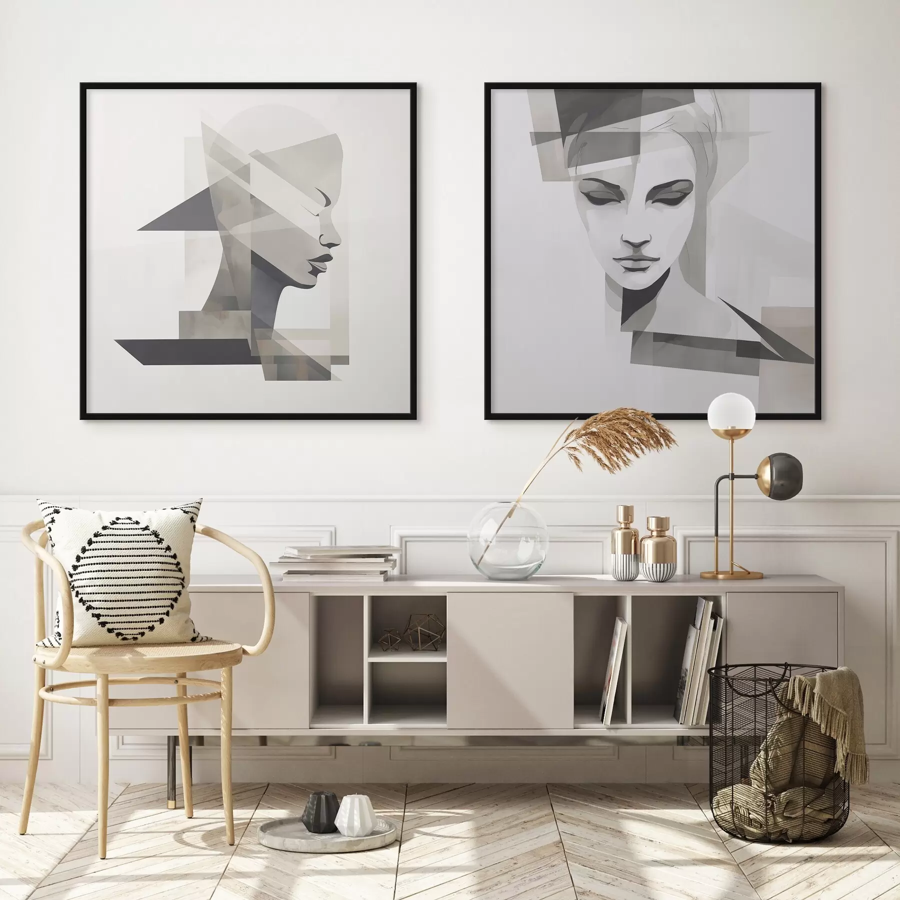 carta da parati Ritratto astratto nr. d00753