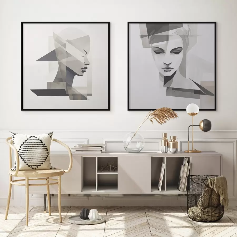 carta da parati Ritratto astratto nr. d00753