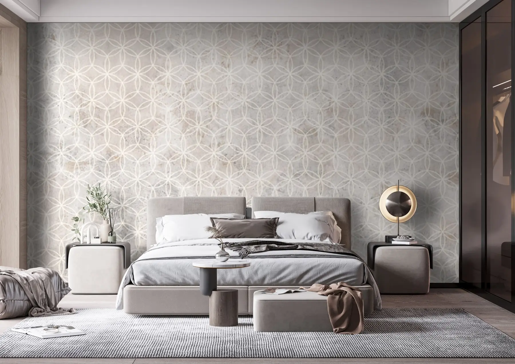 carta da parati Mosaico in Cemento e Cemento nr. u71923