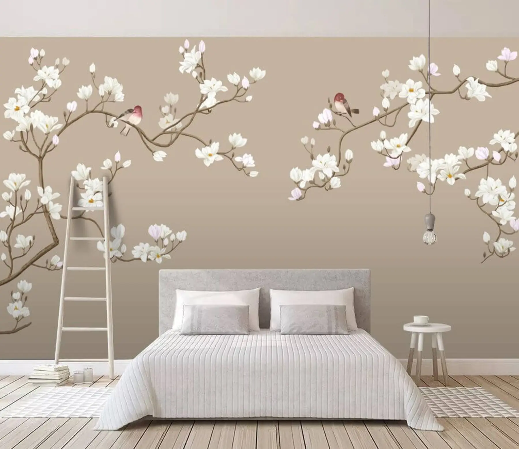 carta da parati Fiore, marrone e petalo nr. u29583