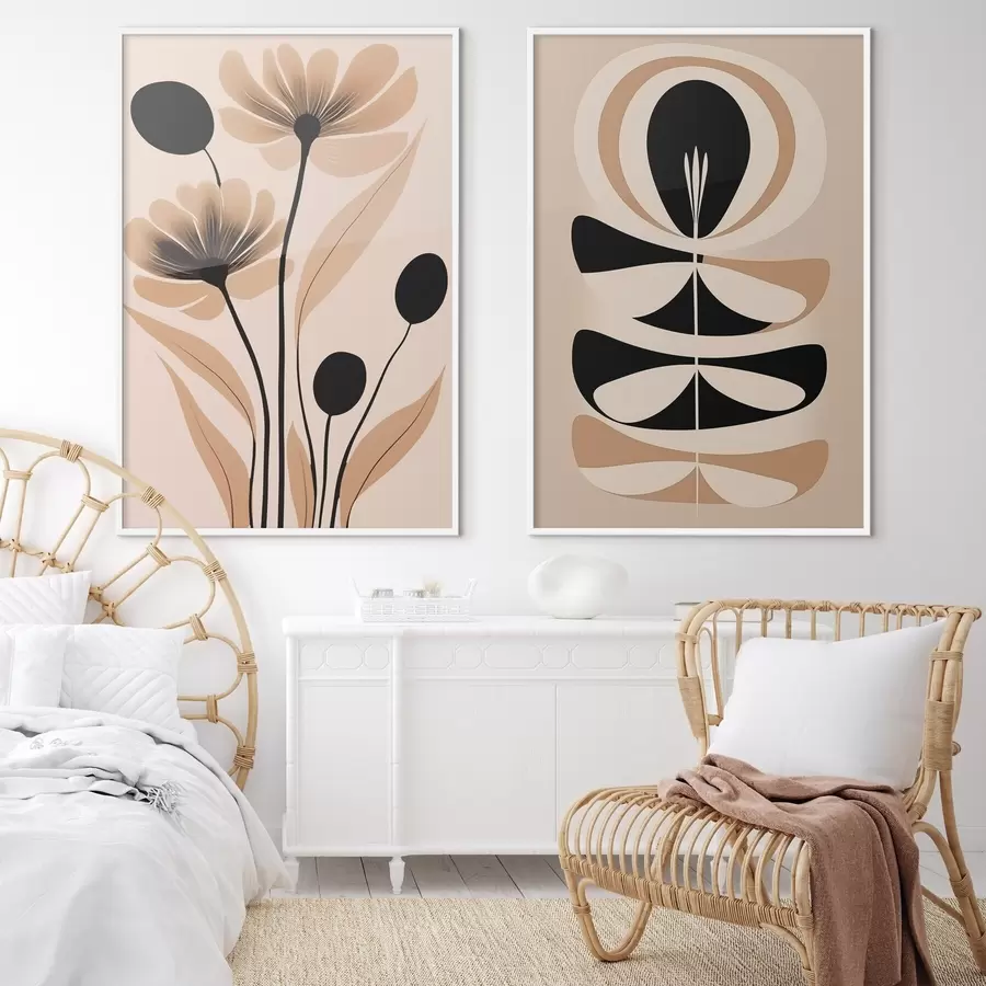 carta da parati Fiori astratti nr. d00773