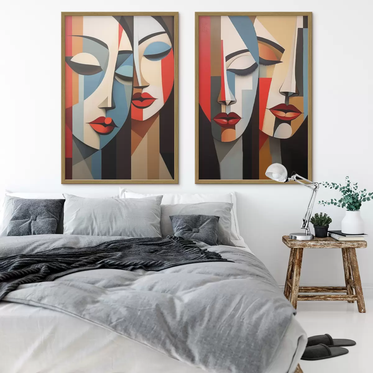 Poster Ritratti femminili cubisti d00775