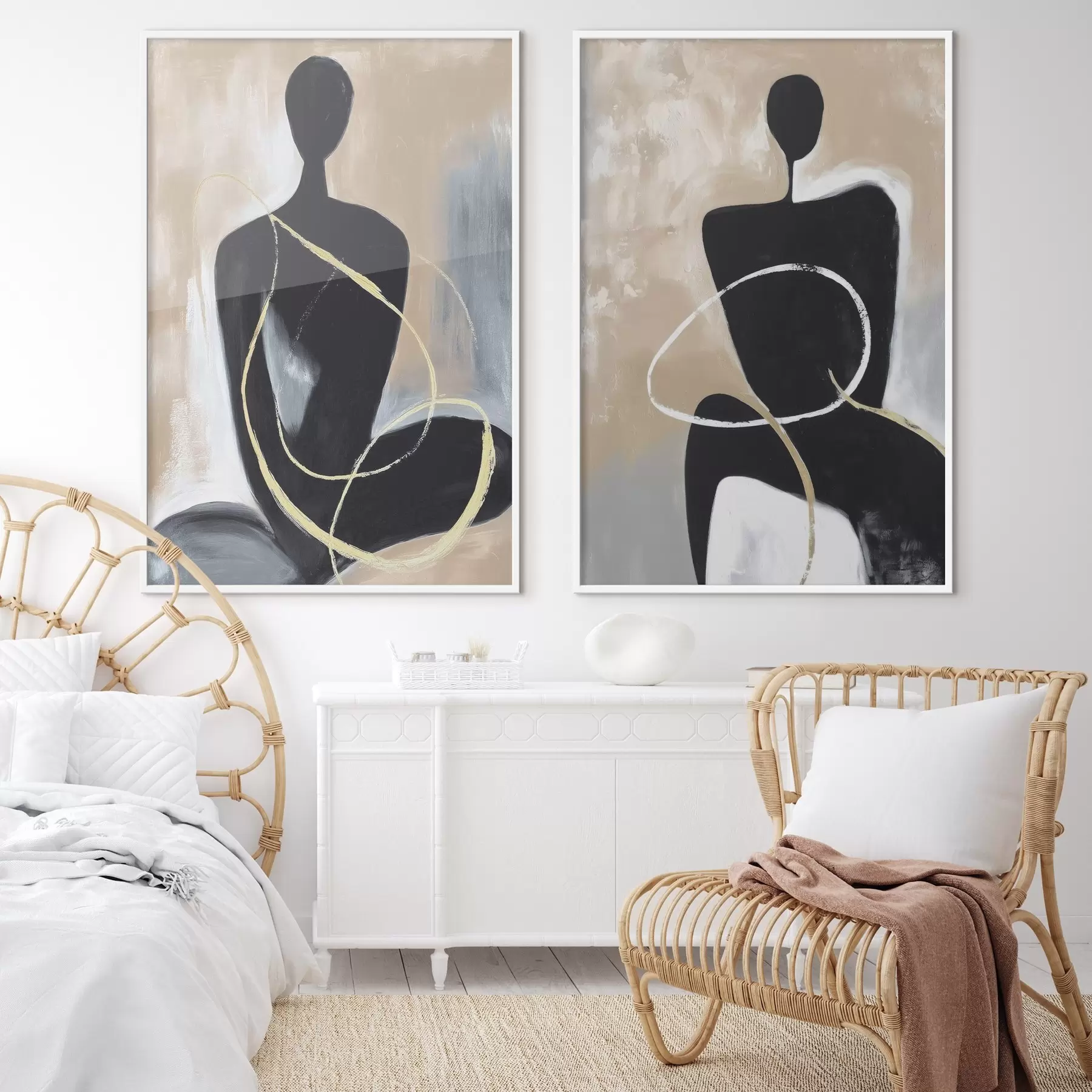 carta da parati Silhouette astratte nr. d00719