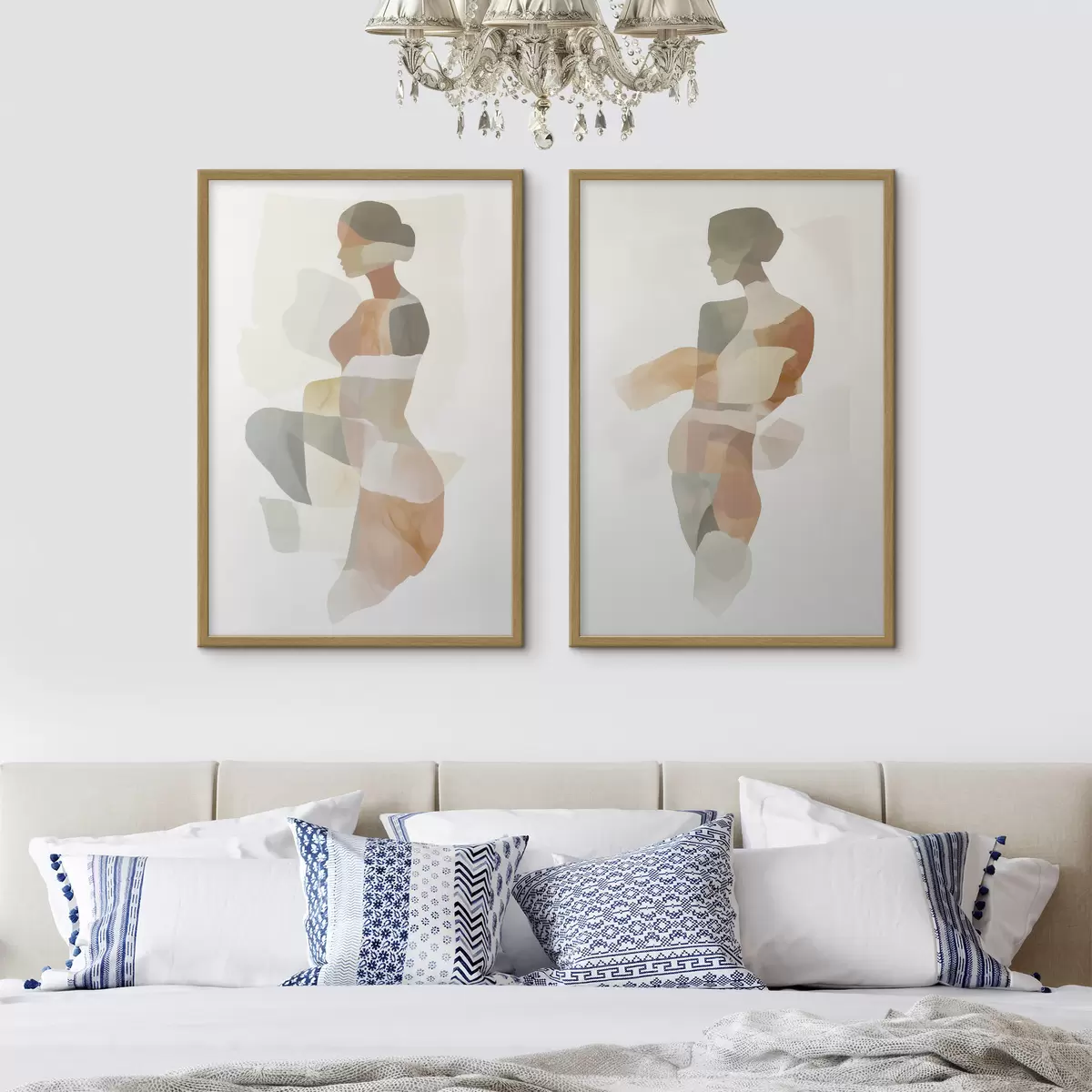 Poster Sagome femminili astratte d00788