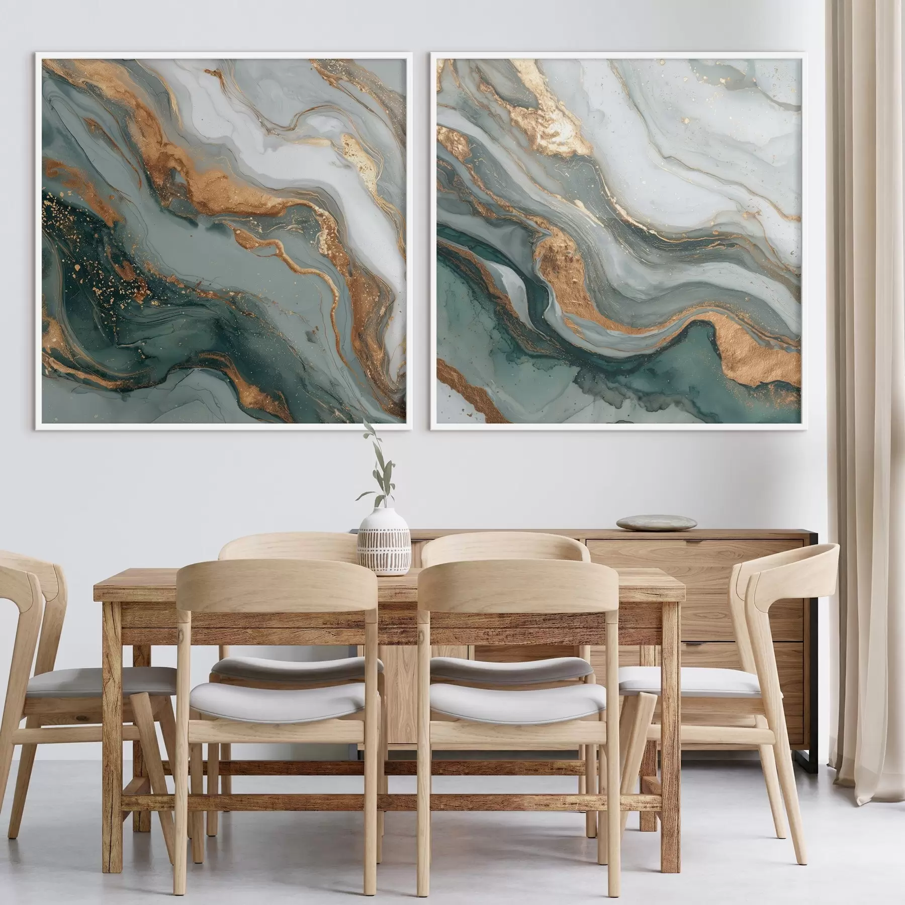 carta da parati Texture marmorea nei toni del grigio-turchese nr. d00744