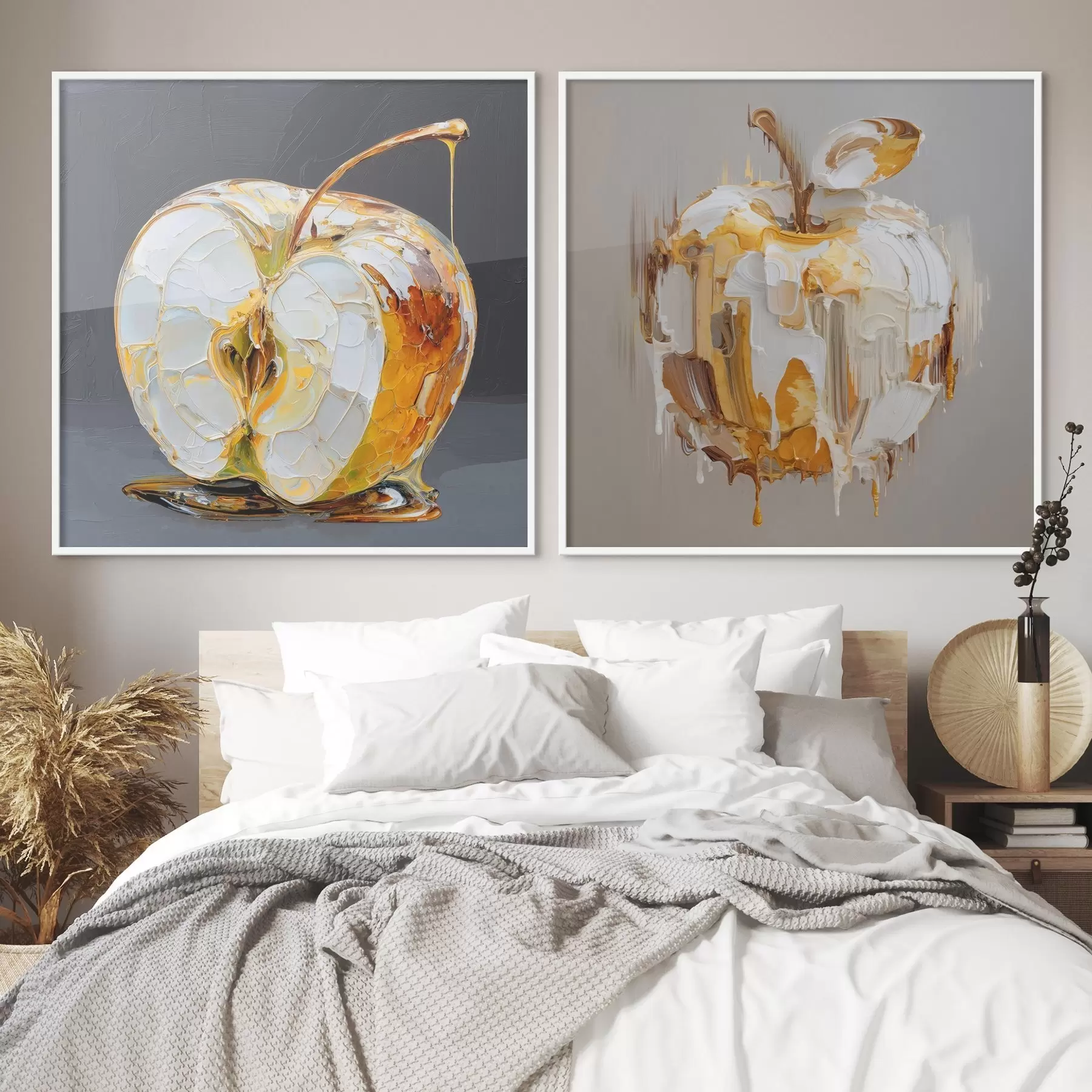 carta da parati Astrazione con mela in chiave moderna nr. d00746