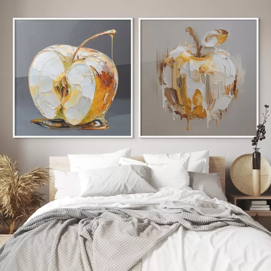 carta da parati Astrazione con mela in chiave moderna nr. d00746