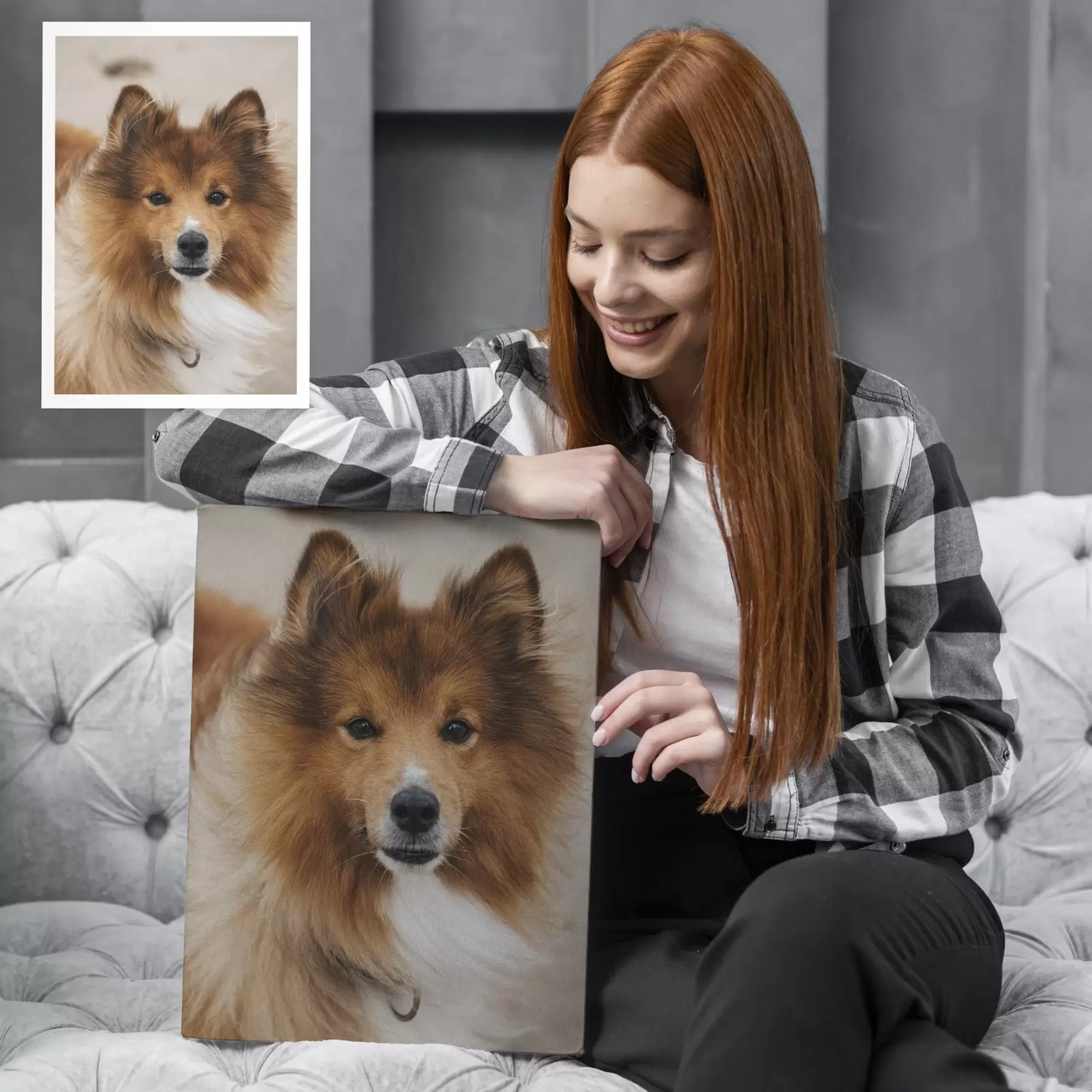 carta da parati Il tuo cane realizzato su misura dalla tua foto nr. s47157