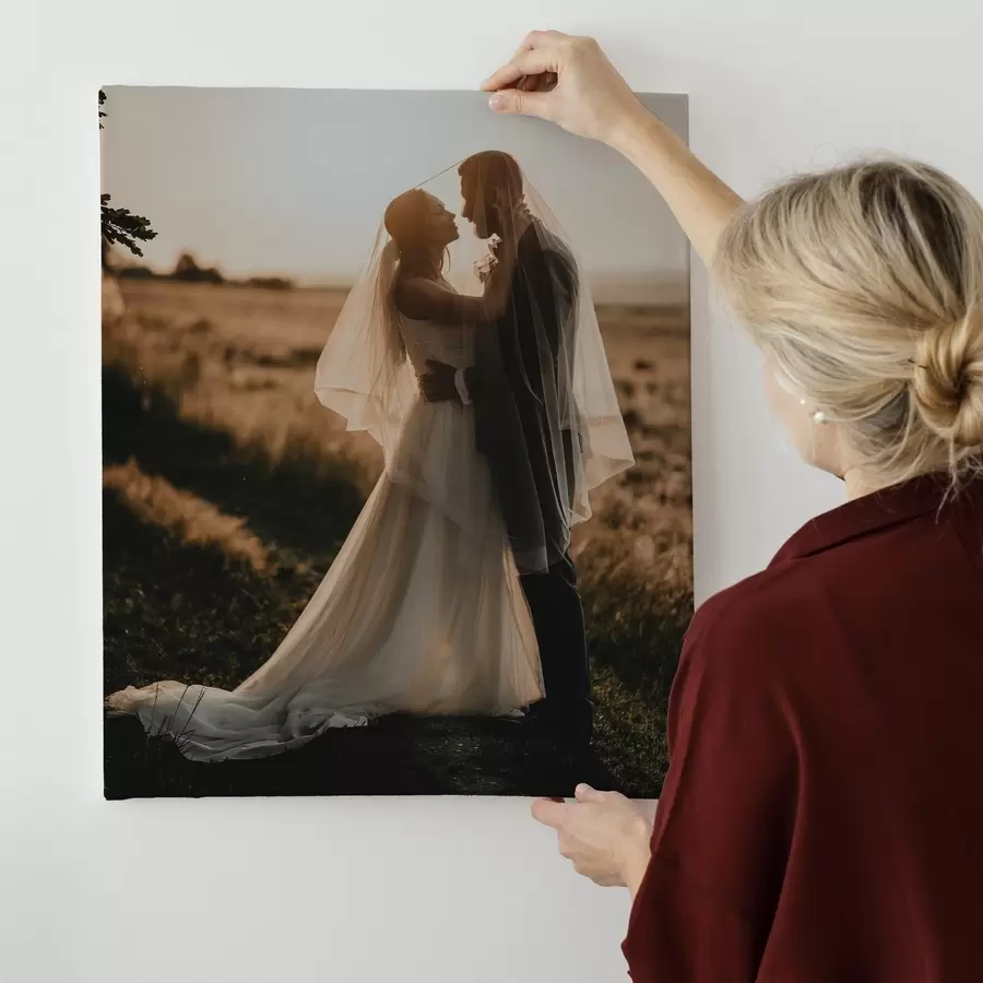 carta da parati Foto di matrimonio su tela nr. s47161