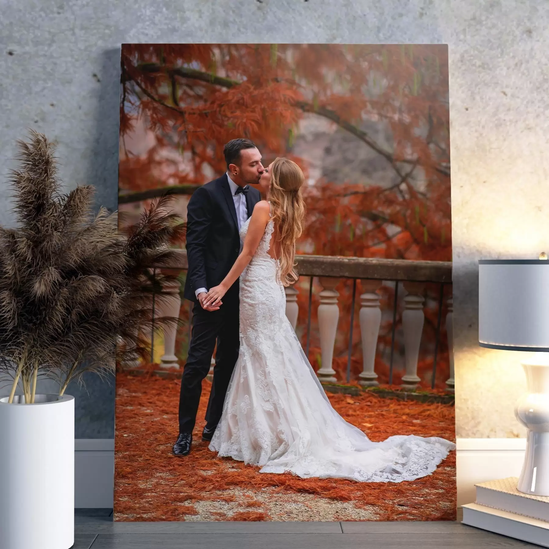 carta da parati Foto di matrimonio su tela nr. s47169