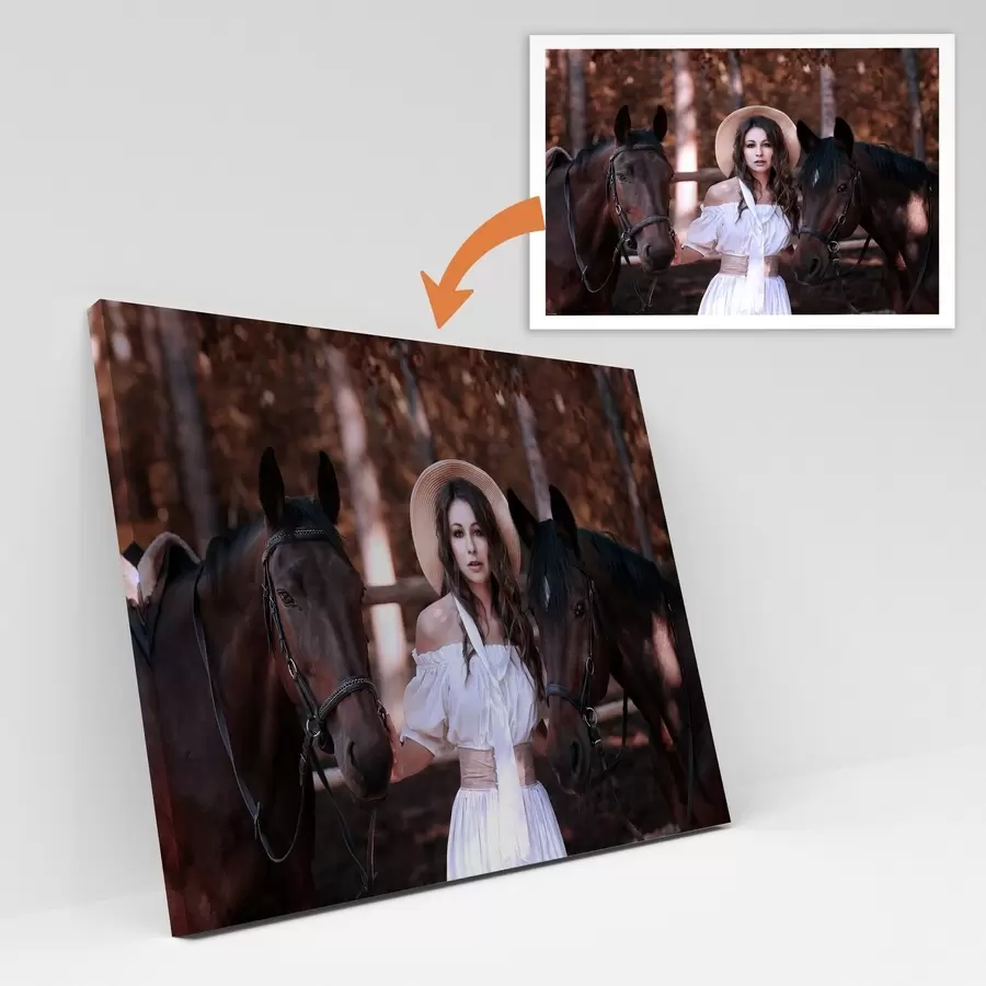 carta da parati Un regalo per una ragazza basato sulla sua foto nr. s47176