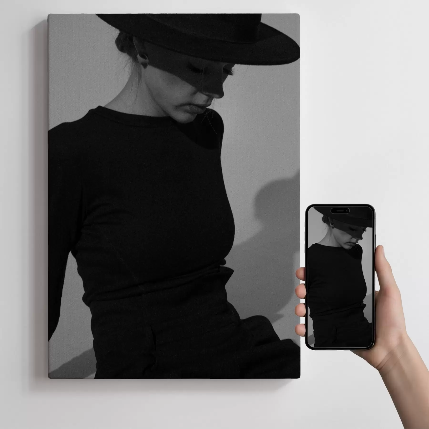 Quadro Un regalo per una ragazza basato sulla sua foto nr. s47180