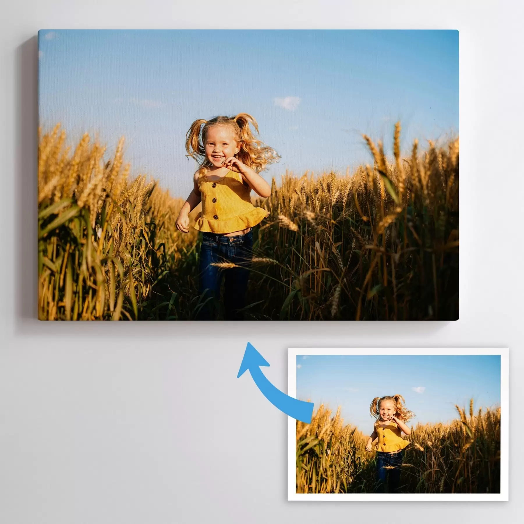 carta da parati Una foto di tuo figlio su tela nr. s47182