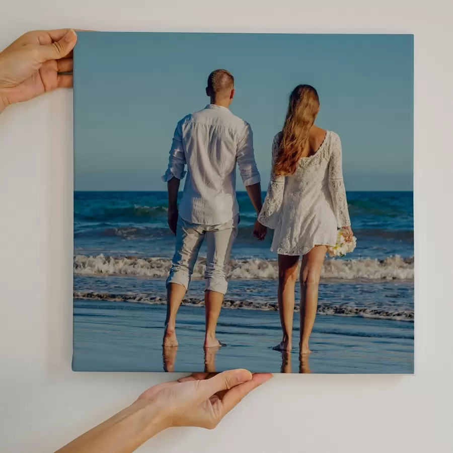 carta da parati Regalo per una coppia basato su una foto su tela nr. s47202