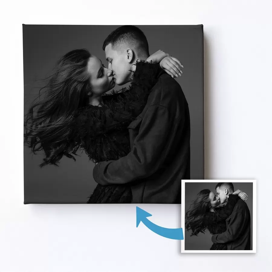 carta da parati Regalo romantico per una coppia basato su una foto nr. s47206