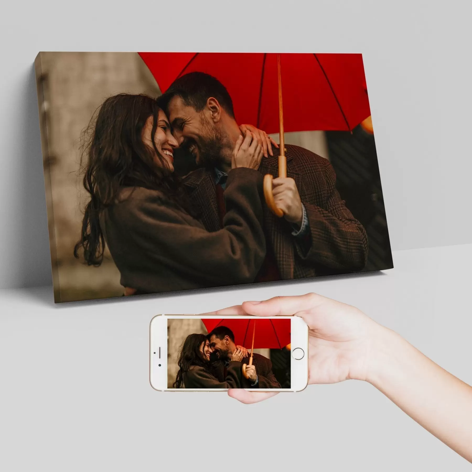 carta da parati Regalo romantico per una coppia basato su una foto nr. s47208