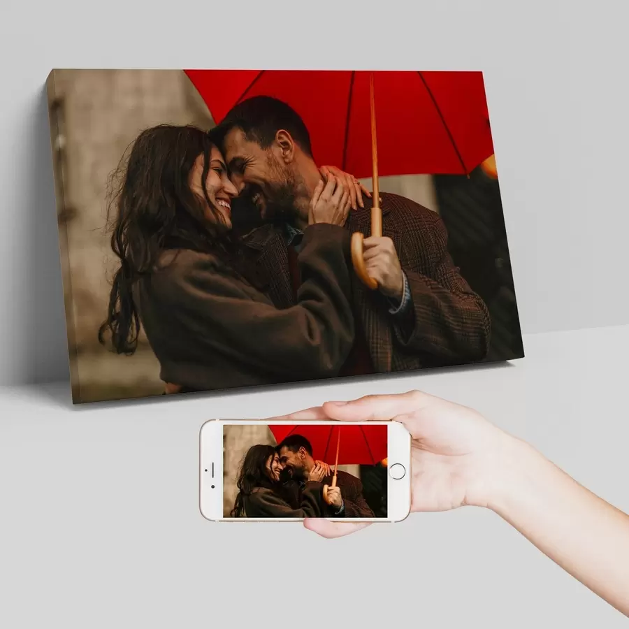 carta da parati Regalo romantico per una coppia basato su una foto nr. s47208