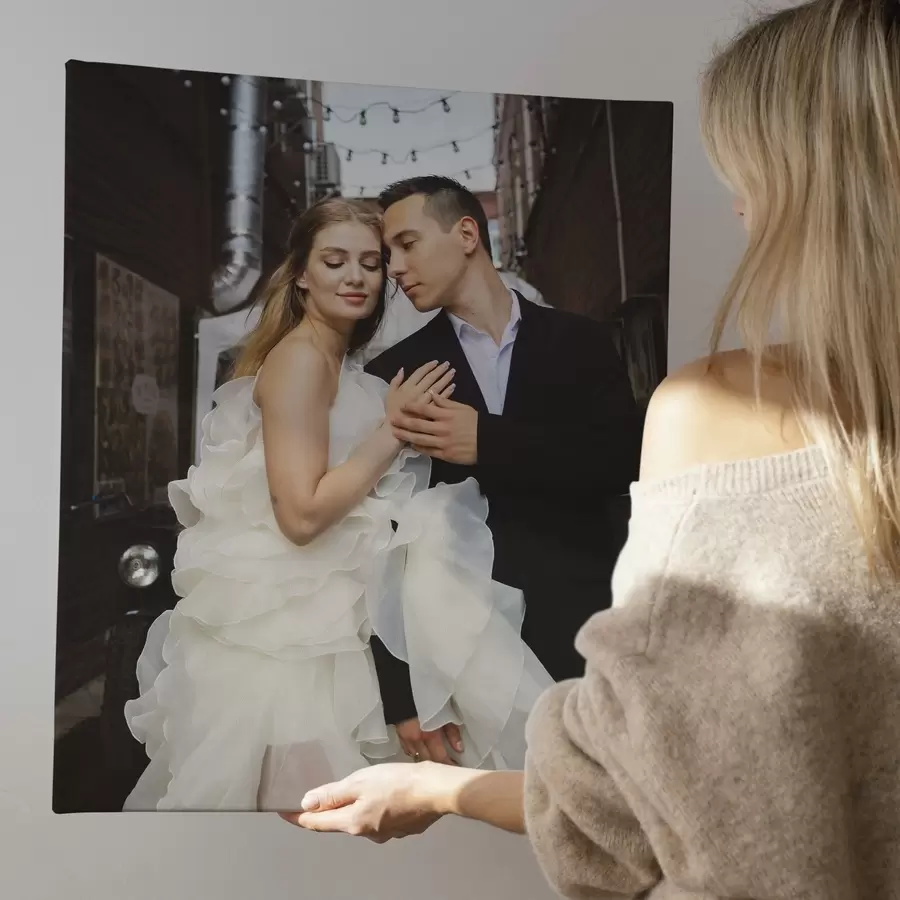 carta da parati Foto di matrimonio su tela nr. s47209