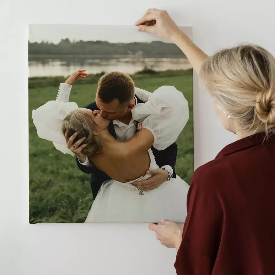 carta da parati Foto di matrimonio su tela nr. s47216