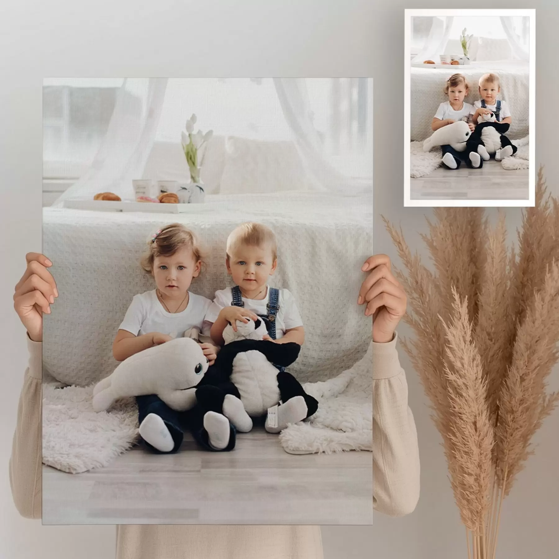 carta da parati Una foto di tuo figlio su tela nr. s47219