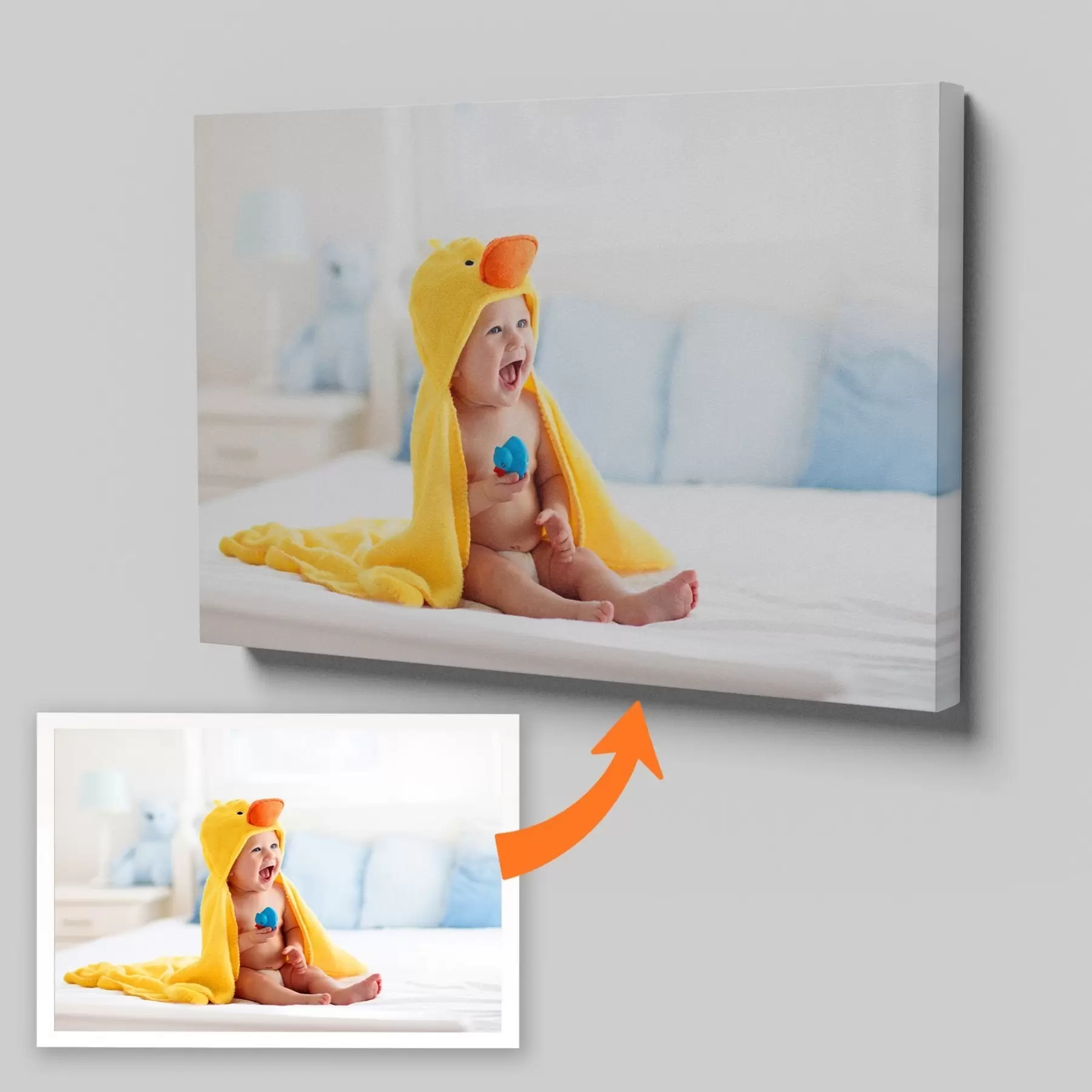 carta da parati Una foto di tuo figlio su tela nr. s47213