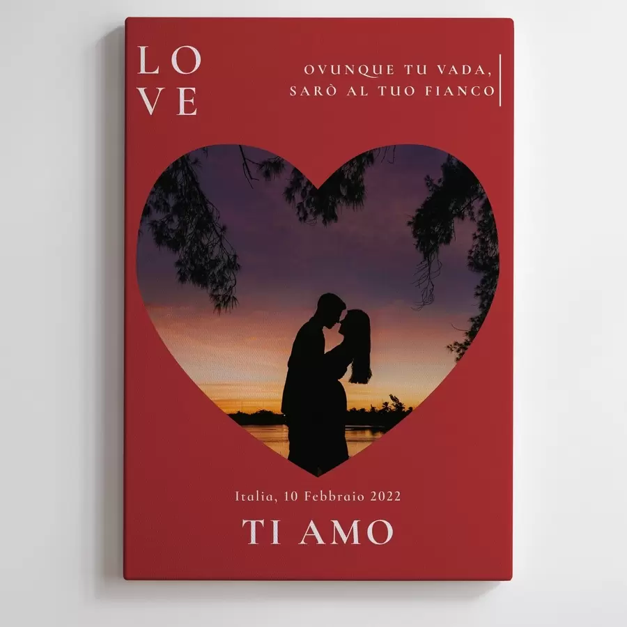 carta da parati Fotocollage su tela per compleanno dalla tua foto nr. s47568