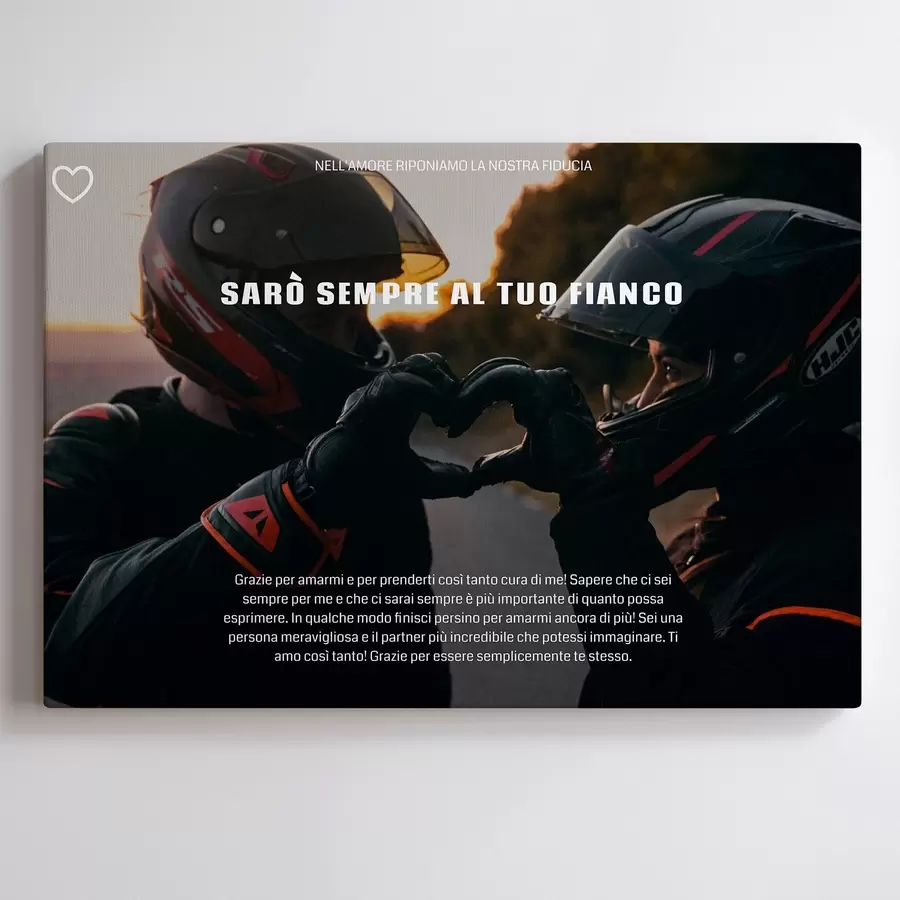 carta da parati Fotocollage su tela per innamorati nr. s47514