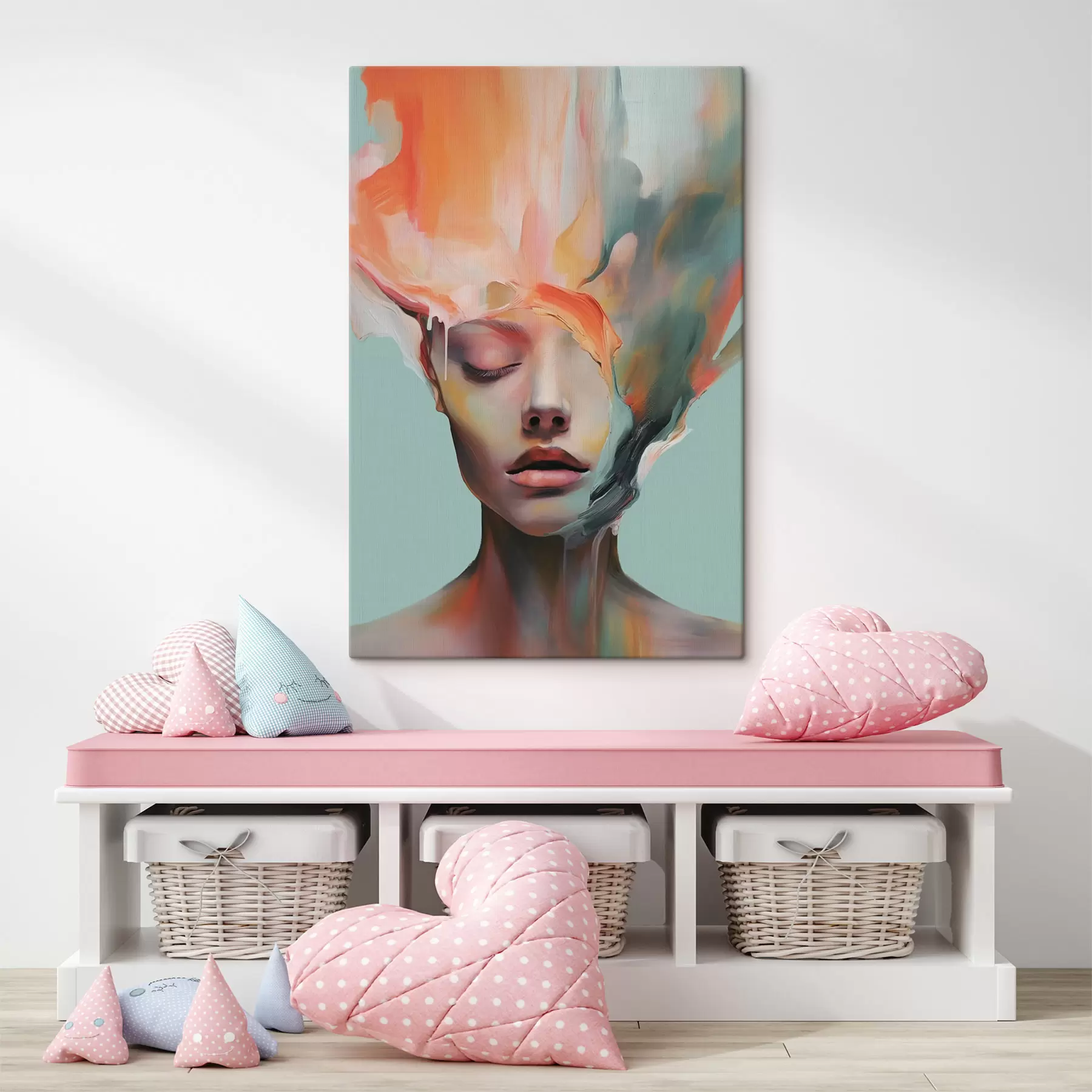 carta da parati Ritratto astratto di una ragazza nr. s47389