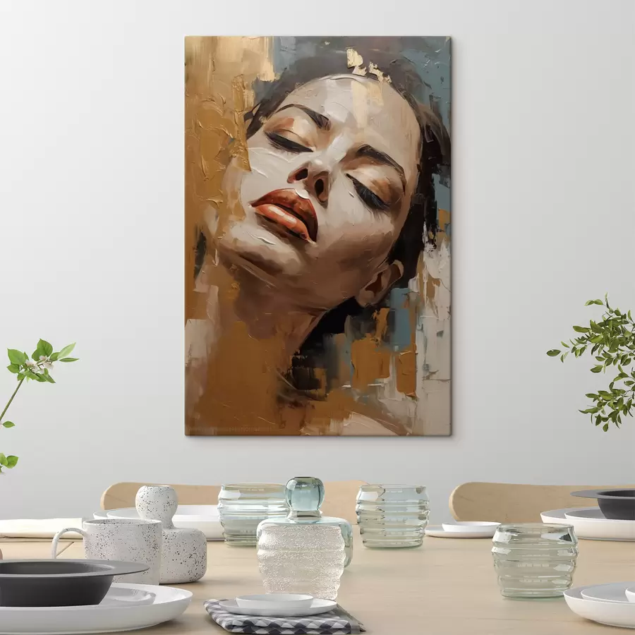 carta da parati Ritratto astratto di una ragazza nr. s47392