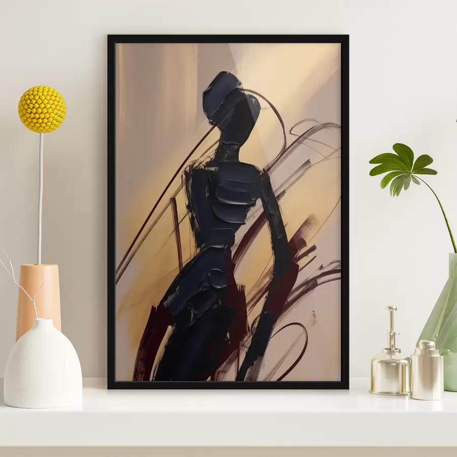 carta da parati Silhouette astratta nr. f47345