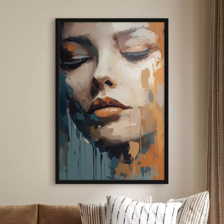 carta da parati Ritratto astratto nr. f47349