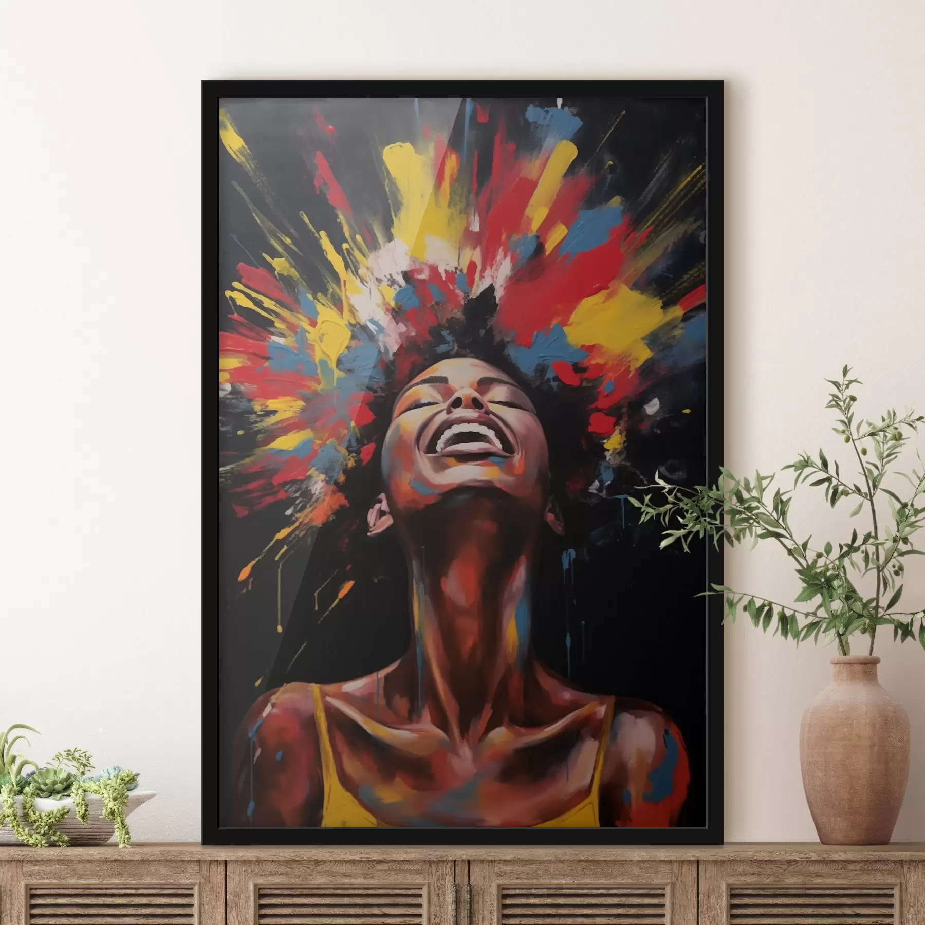 carta da parati Esplosione colorata di vernice nr. f47368