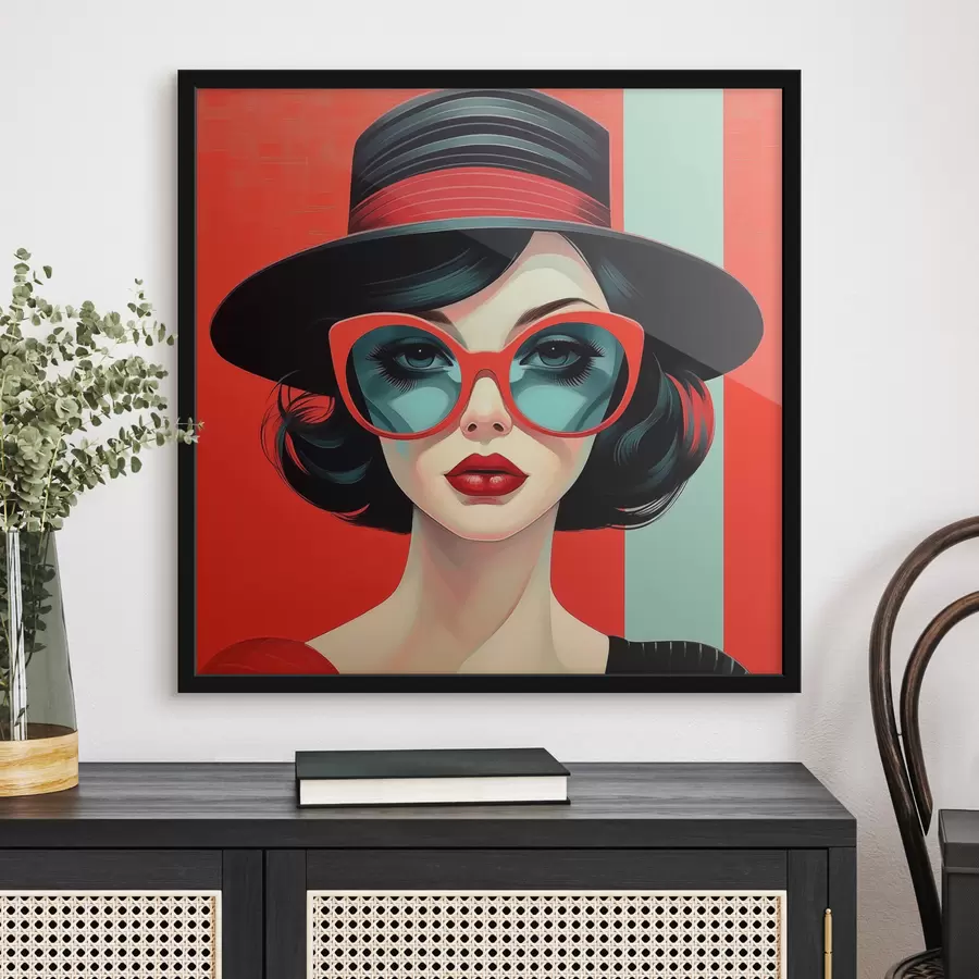 carta da parati Ragazza pop art nr. f47384